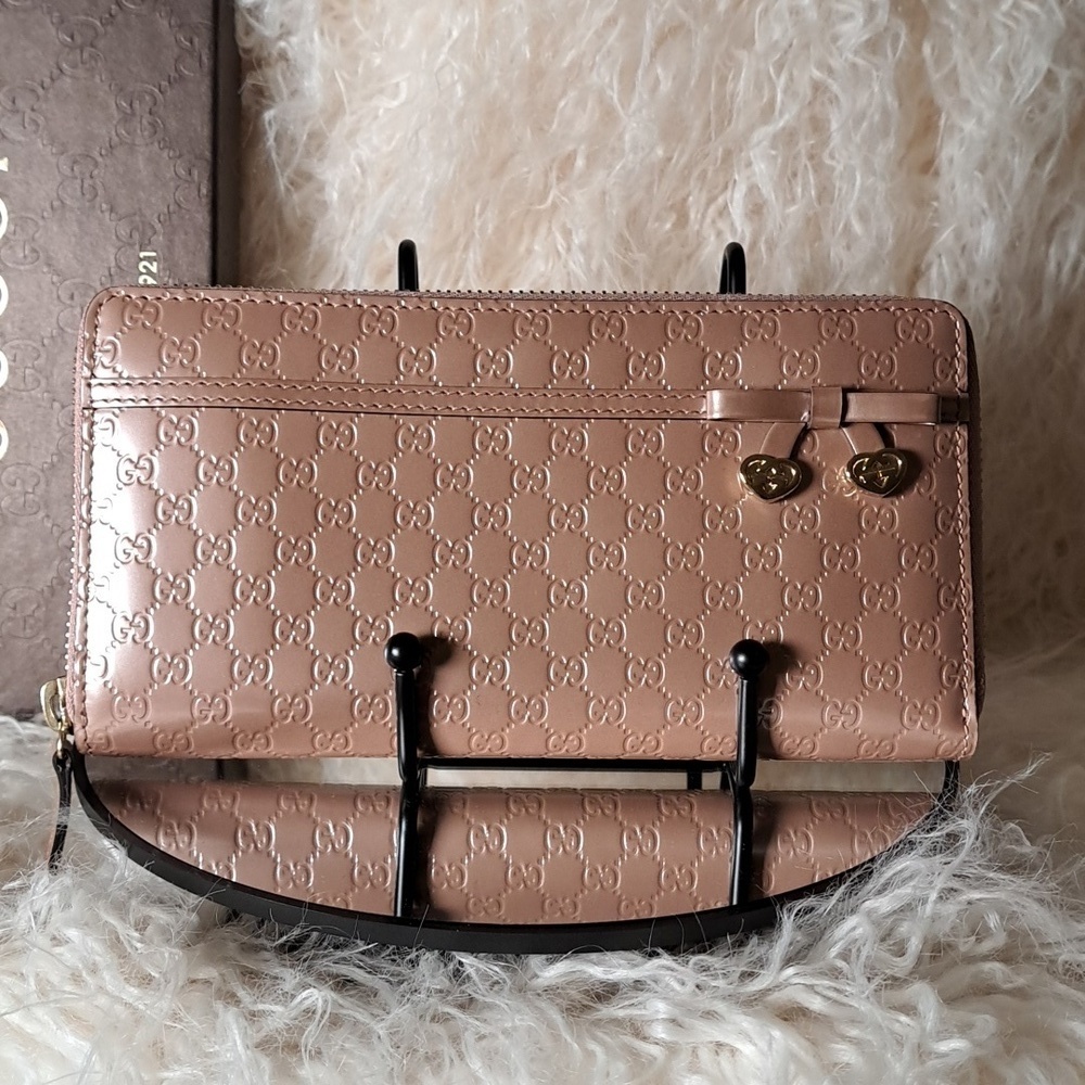 Gucci Micro Guccissima Bow Wallet EUC - Picture 4 of 17